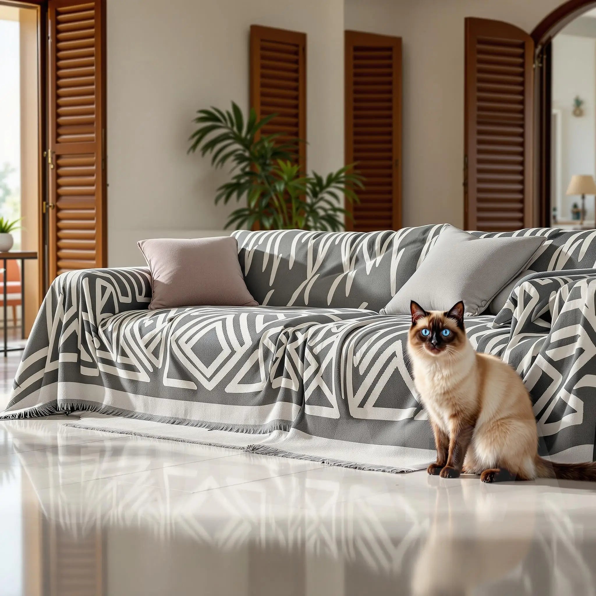 Capa Sofá PetSafe™ – Proteção Contra Pelos, Odores e Arranhões