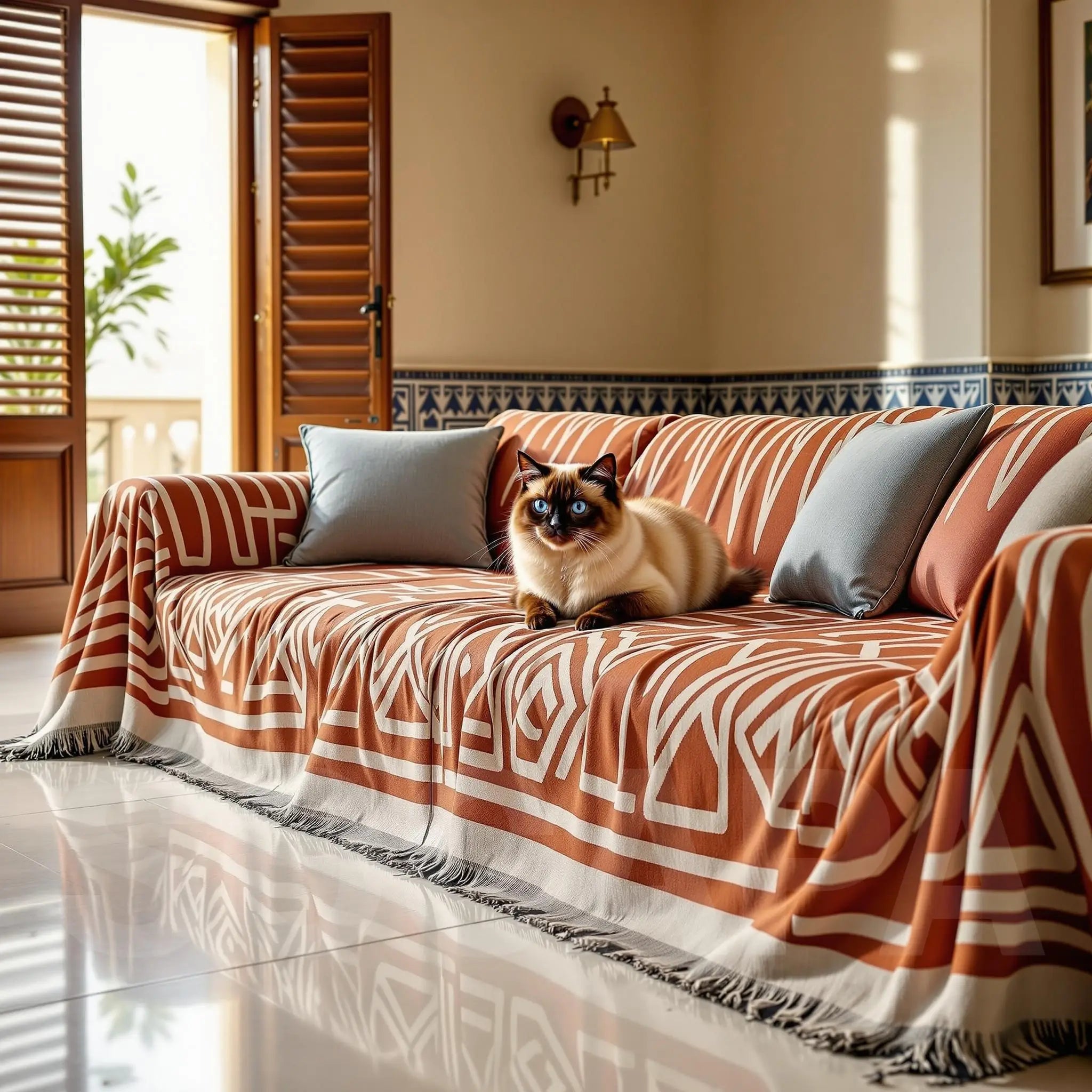 Capa Sofá PetSafe™ – Proteção Contra Pelos, Odores e Arranhões