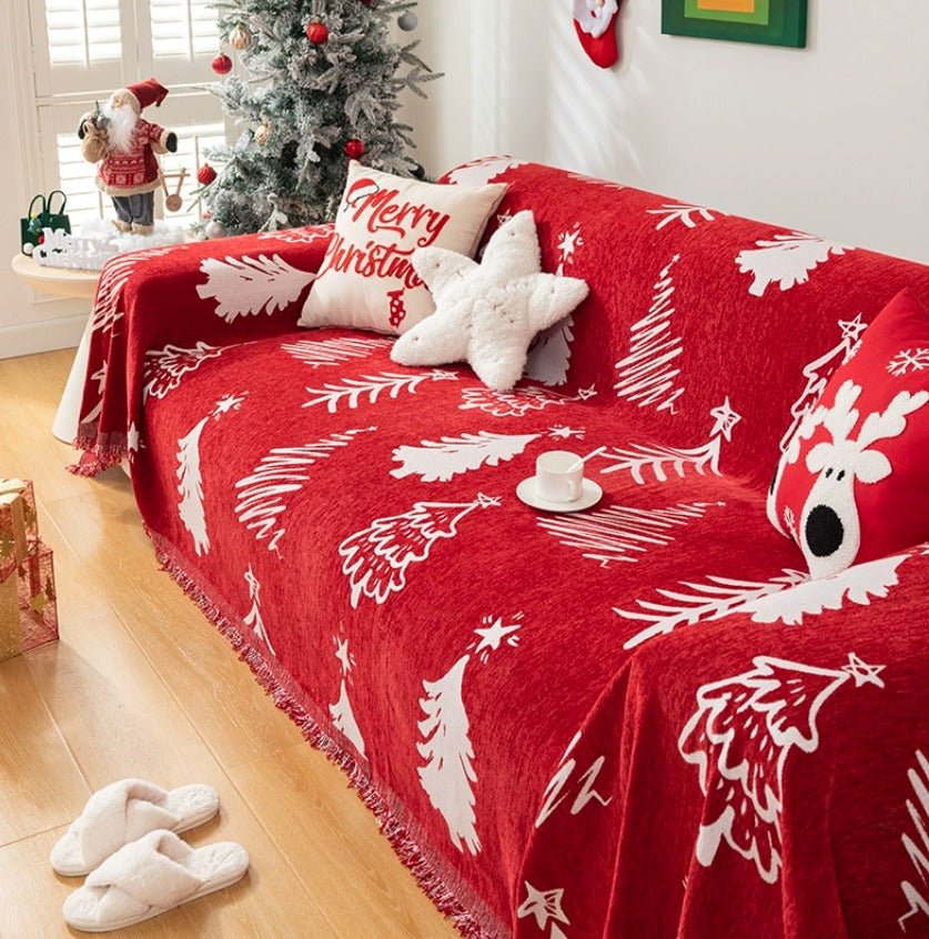 Capa Sofá Natal Premium Dupla Face | Proteção Anti-Pets Limitada