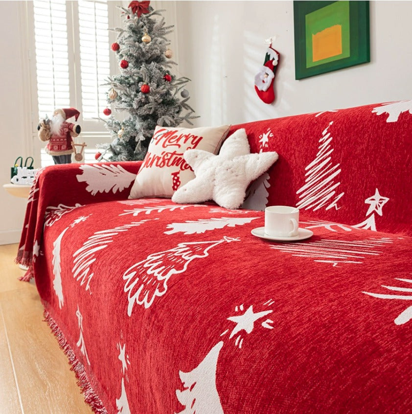 Capa Sofá Natal Premium Dupla Face | Proteção Anti-Pets Limitada
