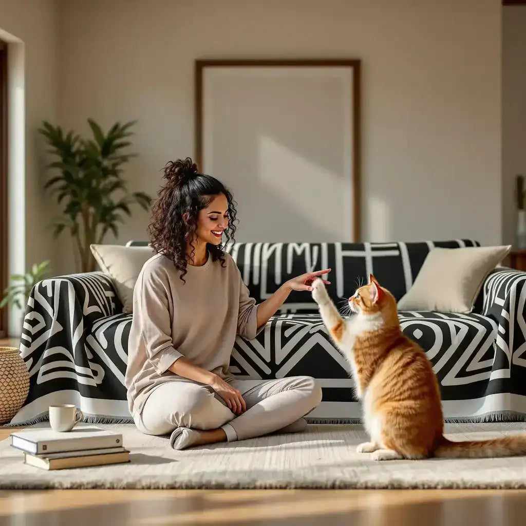 Capa Sofá PetSafe™ – Proteção Contra Pelos, Odores e Arranhões